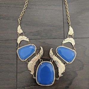 Kendra Scott blue statement necklace